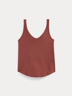 NWT Everlane Scoop Neck Tank Top in Rust